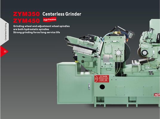 고정밀 CNC 센터리스 연삭기, 고출력, 무마찰, 무보수 유압 정압 스핀들