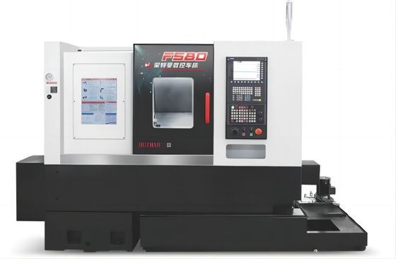 정밀 CNC 턴트 F580 무거운 절단 및 세르보 프로그래밍 할 수 있는 꼬리 좌석 모터 스핀들